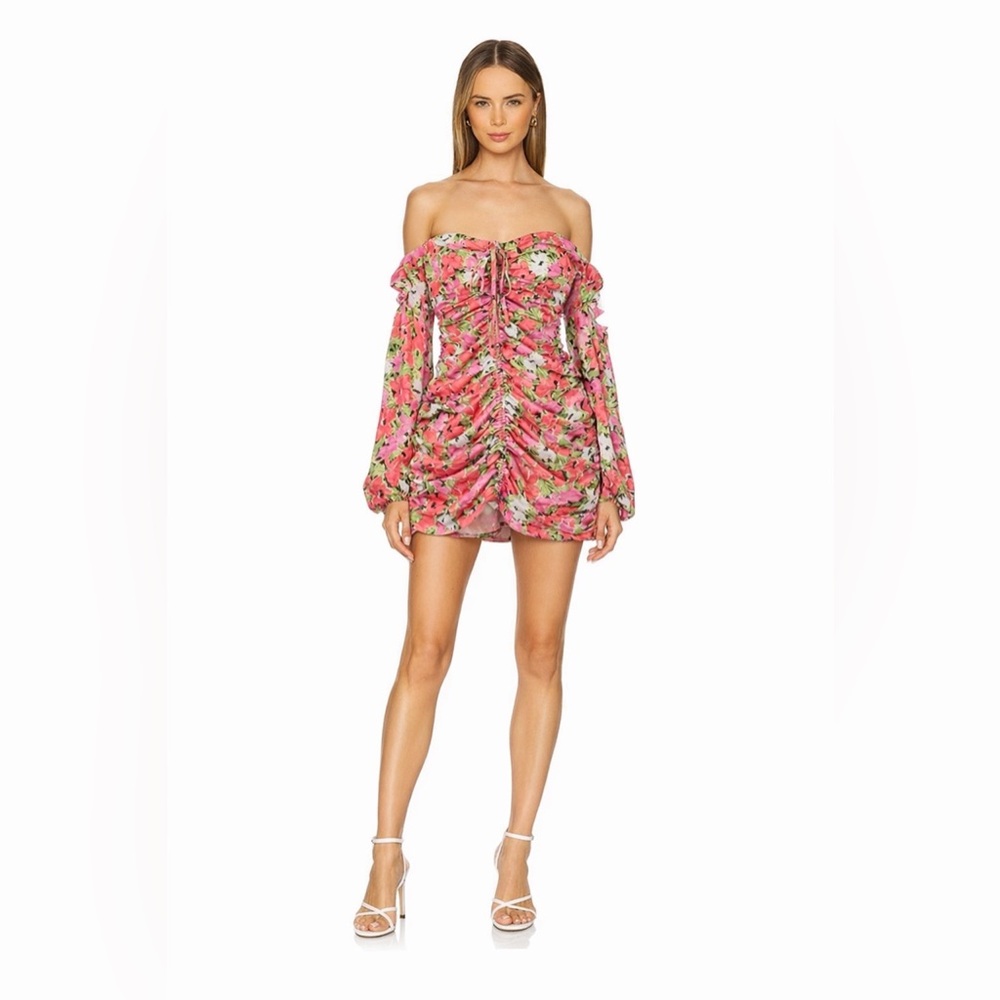 RUCHED DRESS REVOLVE UPRICHARD TIGERMIST SHOWPO SABO SKIRT LUCY IN THE SKY POLLY